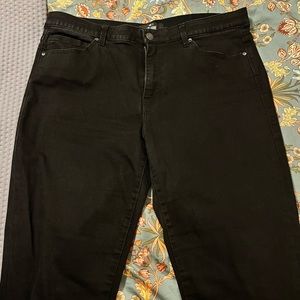 LuLaRoe Black Denim Jeans Skinny 34 16/17 EUC Amazing Jeans Best Jeans Ever!